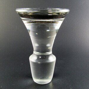 VINTAGE CLEAR GLASS BOTTLE STOPPER